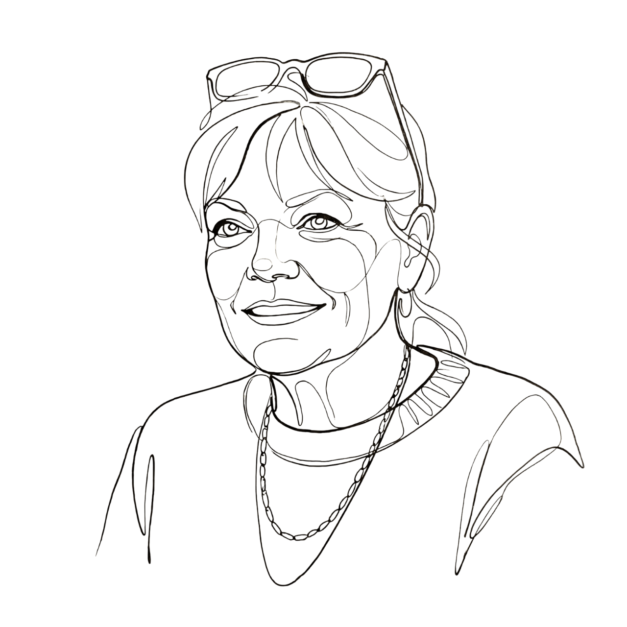 Debra King — illustrated portrait